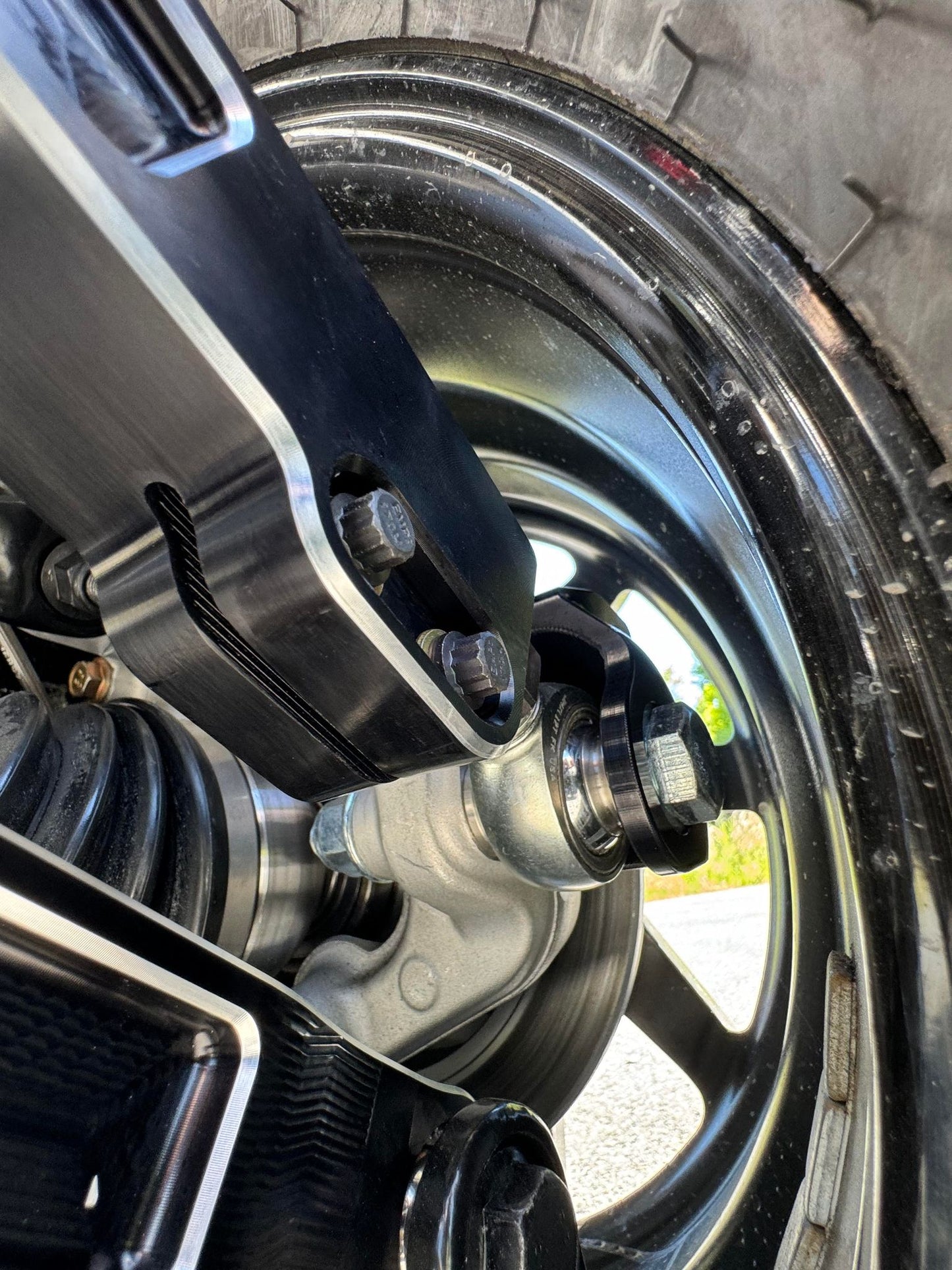 Maverick R Pro Rock High Clearance Billet Radius Rod Kit for use with Double E Rear Sway Bar