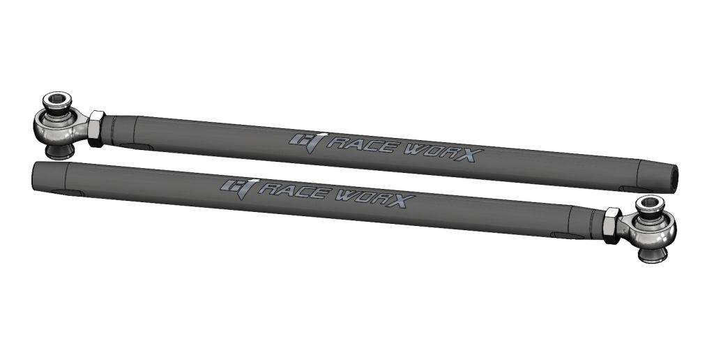 Maverick X3 64" Race Tie Rods - Black Anodized
